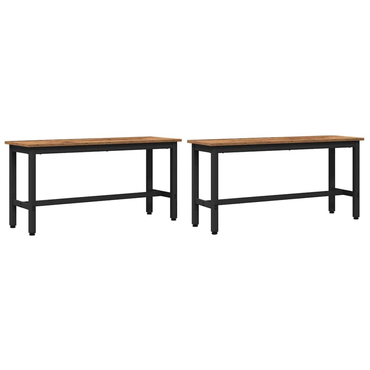 vidaXL Καθιστικό Σαλονιού 100 x 32,5 x 48,5 εκ. 2 τμχ.