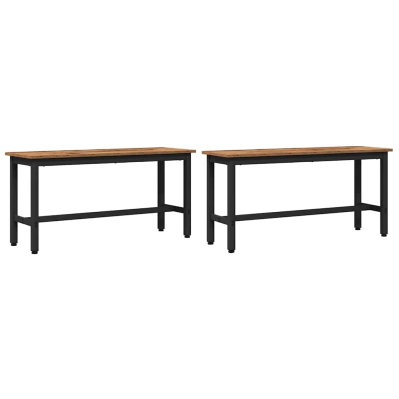vidaXL Καθιστικό Σαλονιού 100 x 32,5 x 48,5 εκ. 2 τμχ.