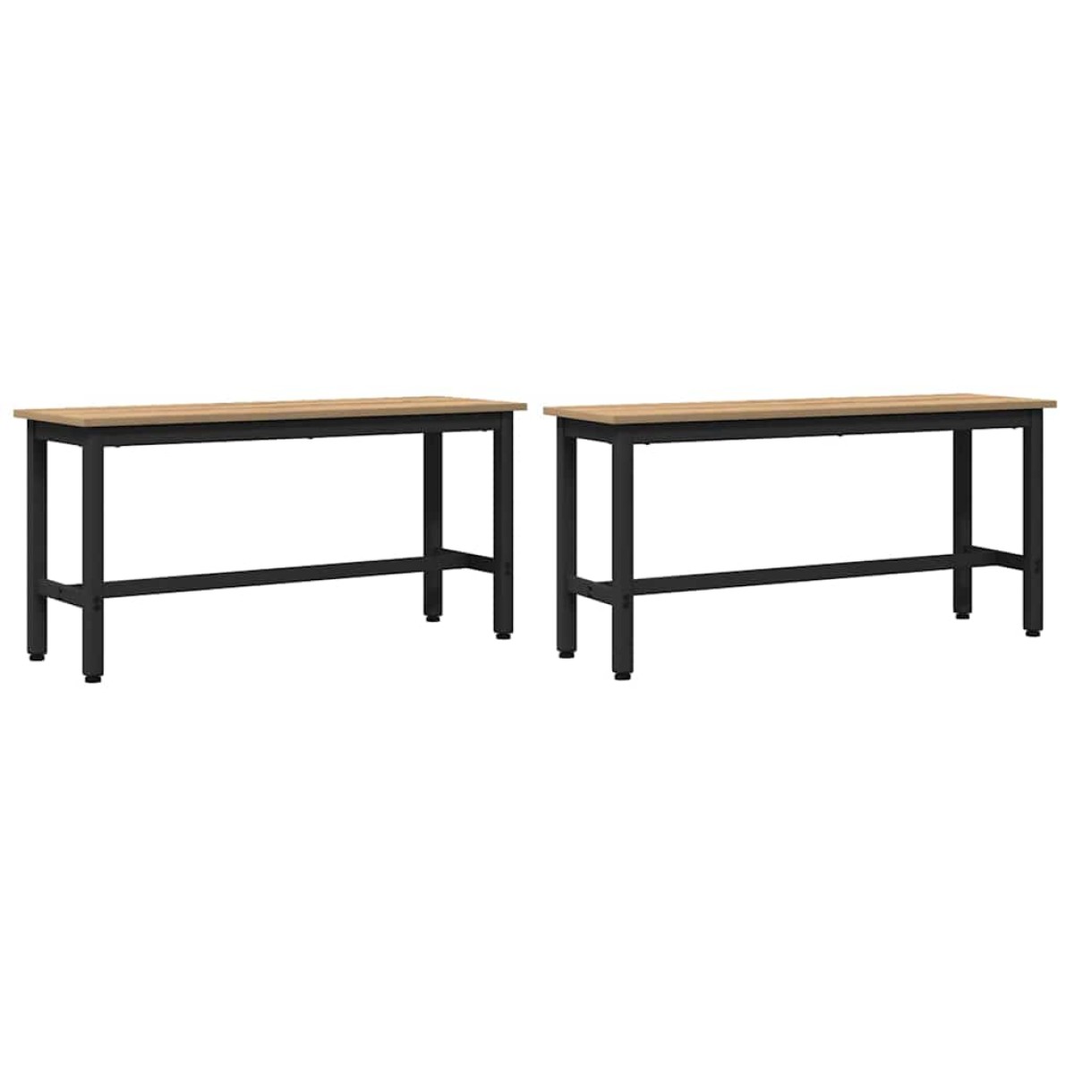 vidaXL Καθιστικό Σαλονιού 100 x 32,5 x 48,5 εκ. 2 τμχ.