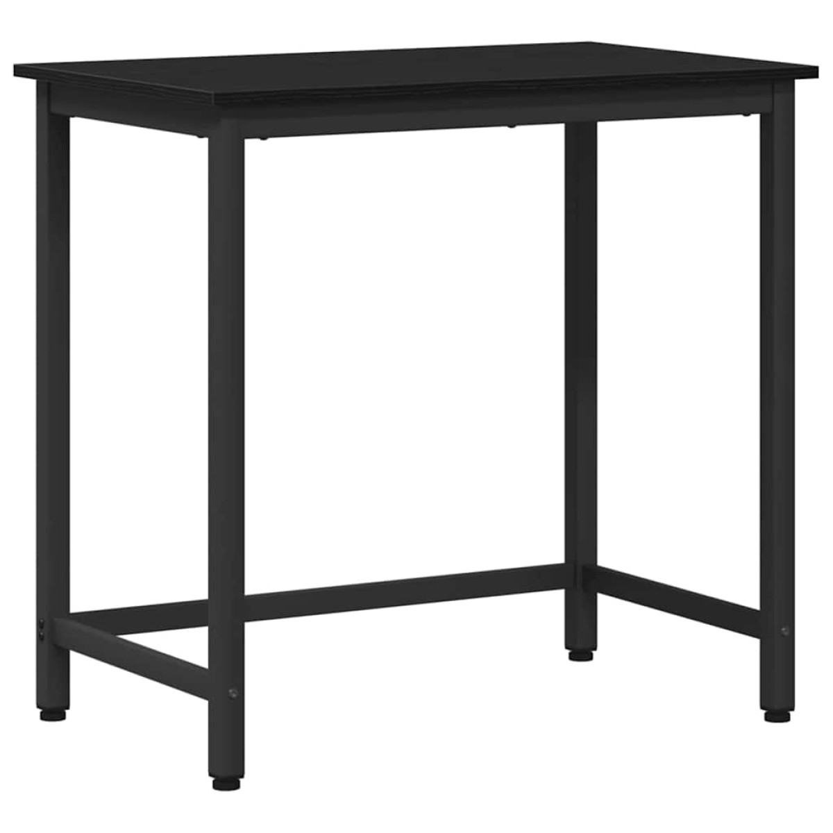 vidaXL τραπέζι Μαύρη Οξυά 100 x 50 x 76,5 εκ.