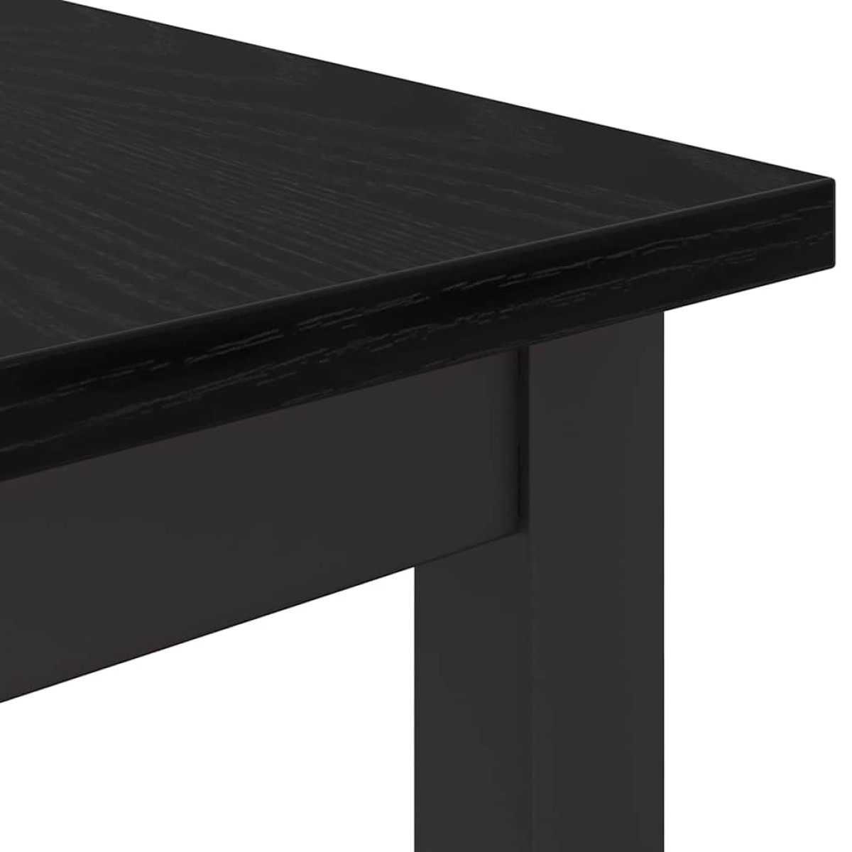vidaXL τραπέζι Μαύρη Οξυά 100 x 50 x 76,5 εκ.