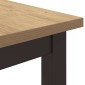 vidaXL τραπέζι Artisan Oak Μηχανισμένο ξύλο και ατσάλι