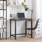 vidaXL τραπέζι Artisan Oak Μηχανισμένο ξύλο και ατσάλι