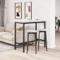 vidaXL τραπέζι Λευκό 100 x 50 x 91 cm Μηχανισμένο ξύλο και ατσάλι