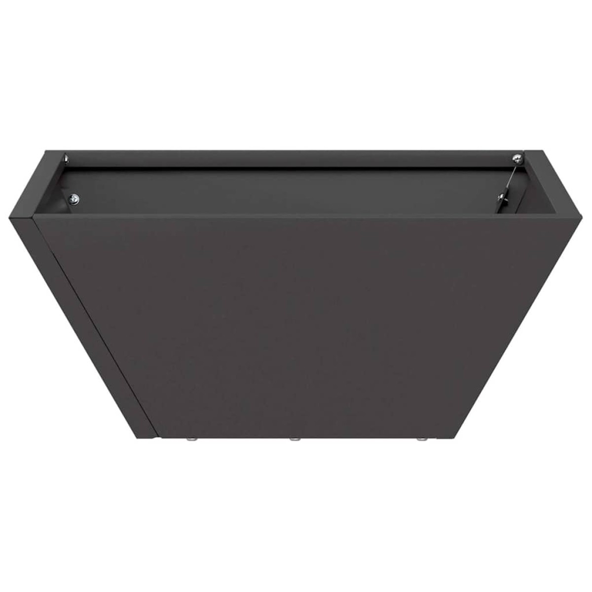 vidaXL Γλάστρα Κήπου 5 τμχ. Μαύρο 35 x 35 x 15 εκ.