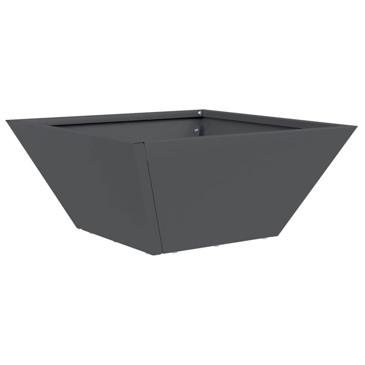 vidaXL Γλάστρα Κήπου Ανθρακί 35 x 35 x 15 εκ. Ψυχρής έλασης χάλυβας