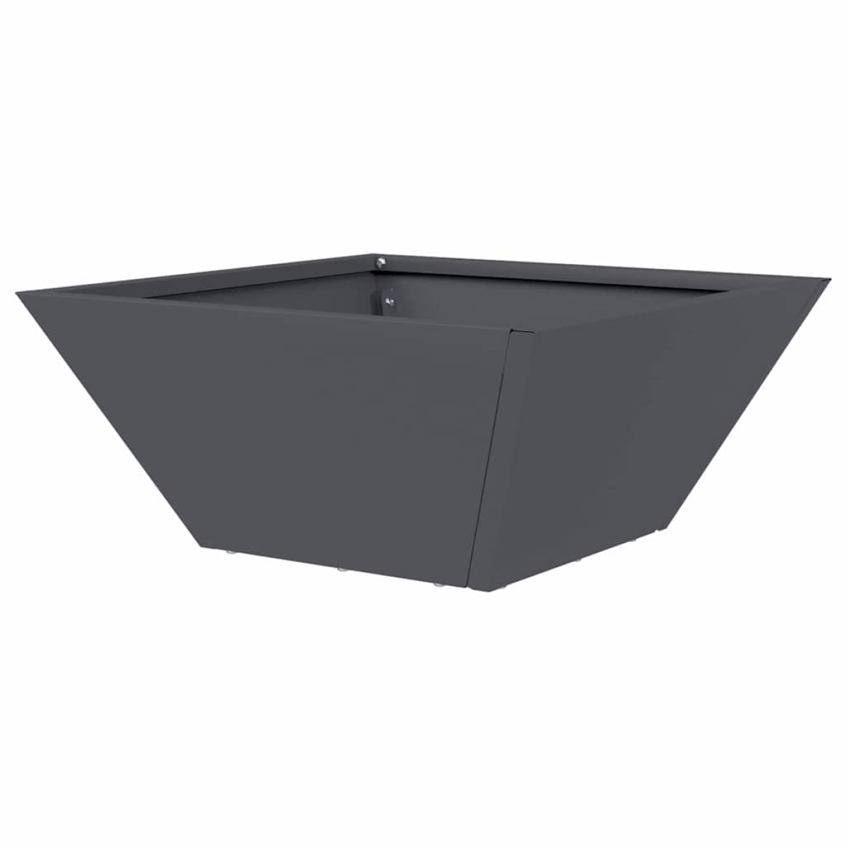 vidaXL Γλάστρα Κήπου Ανθρακί 35 x 35 x 15 εκ. Ψυχρής έλασης χάλυβας