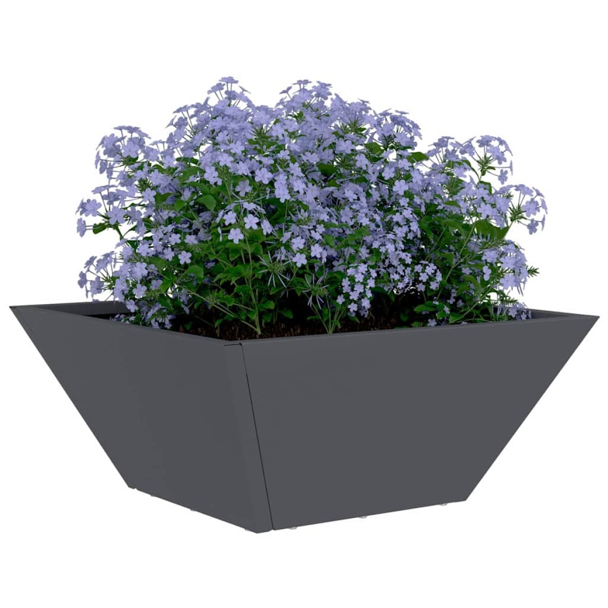 vidaXL Γλάστρα Κήπου 5 τμχ. Ανθρακί 35 x 35 x 15 εκ.
