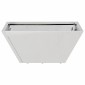 vidaXL Γλάστρα Κήπου 5 τμχ. Ασημί 35 x 35 x 15 εκ. Ανοξείδωτο ατσάλι