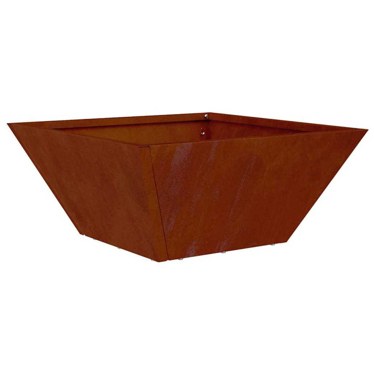 vidaXL Γλάστρα Κήπου Σκ rusty 35 x 35 x 15 εκ.