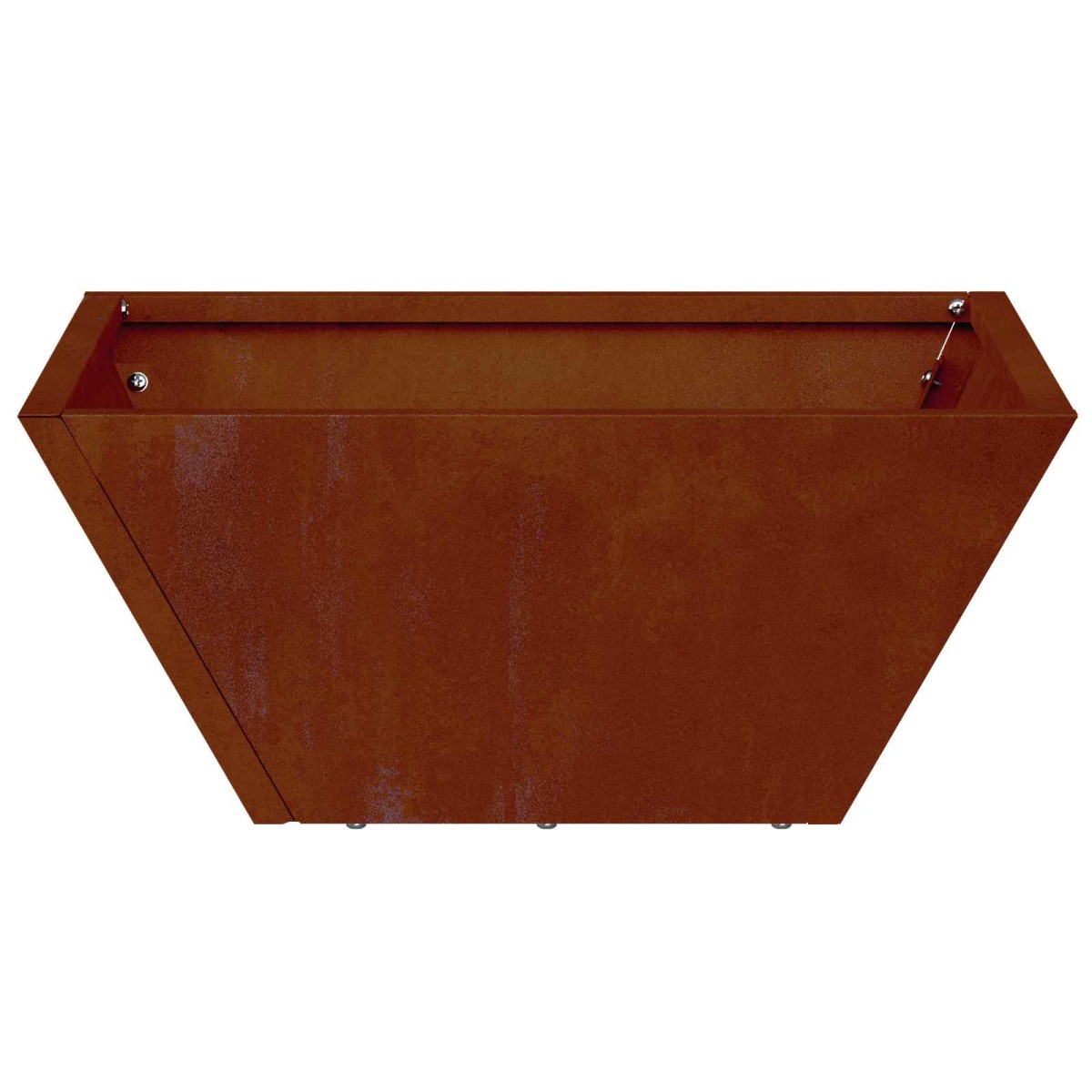 vidaXL Γλάστρα Κήπου 5 τμχ. Σκ rusty 35 x 35 x 15 εκ.