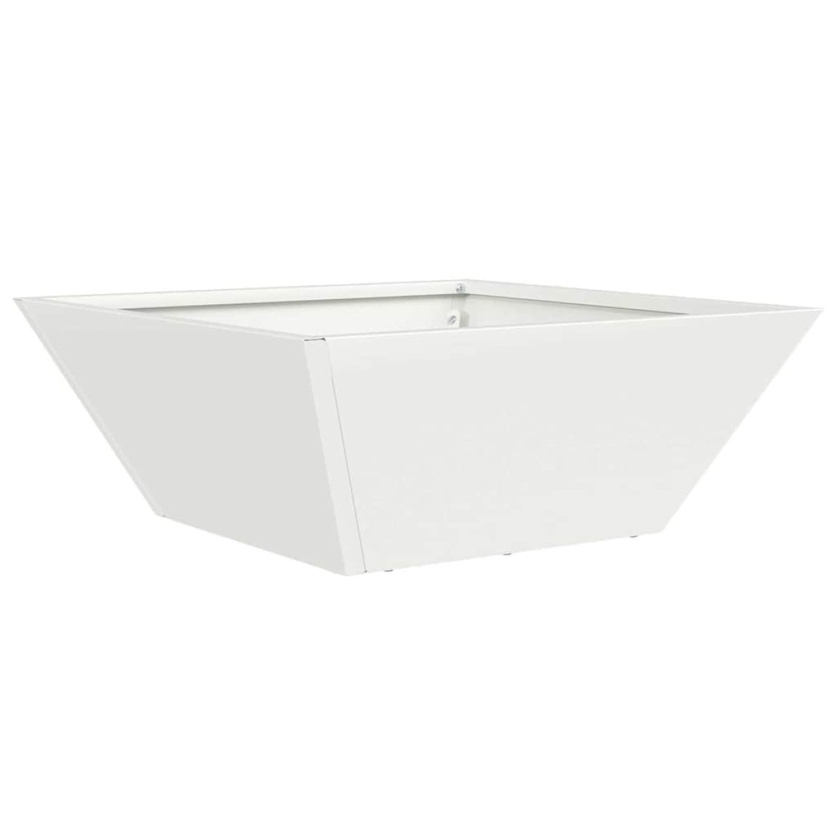 vidaXL Γλάστρα Κήπου 5 τμχ. Λευκό 40 x 40 x 15 cm