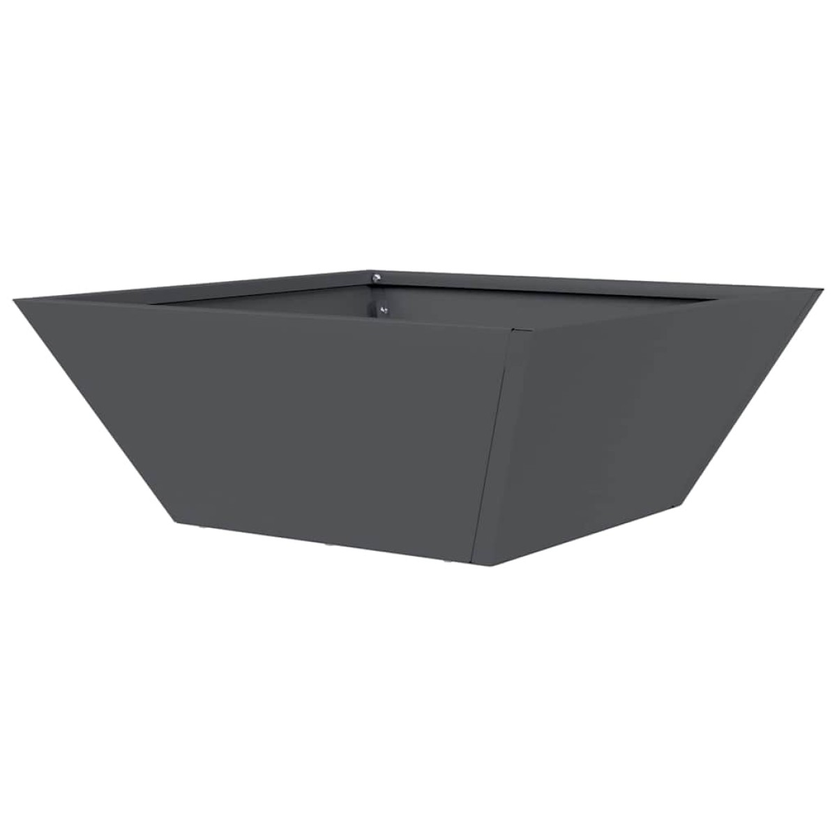 vidaXL Γλάστρα Κήπου Ανθρακί 40 x 40 x 15 cm Ψυχρής έλασης χάλυβας
