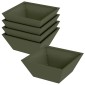 vidaXL Γλάστρα Κήπου 5 τμχ. Ελιά Πράσινη 40 x 40 x 15 cm