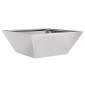 vidaXL Γλάστρα Κήπου 5 τμχ. Ασημί 40 x 40 x 15 cm Ανοξείδωτο ατσάλι