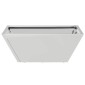 vidaXL Γλάστρα Κήπου 5 τμχ. Ασημί 40 x 40 x 15 cm Ανοξείδωτο ατσάλι