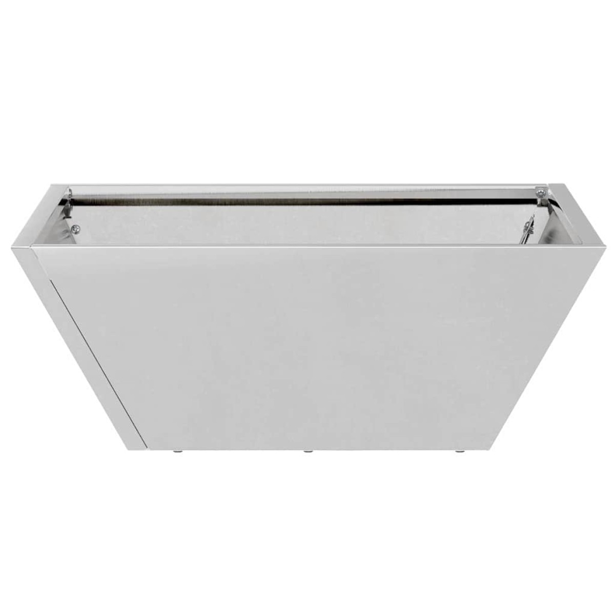 vidaXL Γλάστρα Κήπου 5 τμχ. Ασημί 40 x 40 x 15 cm