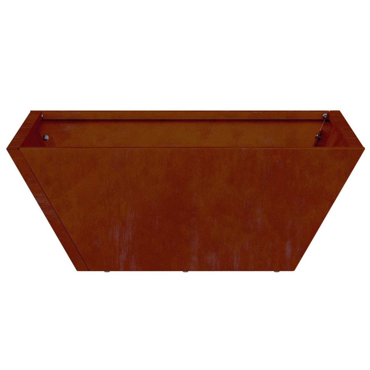 vidaXL Γλάστρα Κήπου Σκ rusty 40 x 40 x 15 cm