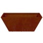 vidaXL Γλάστρα Κήπου Σκ rusty 40 x 40 x 15 cm
