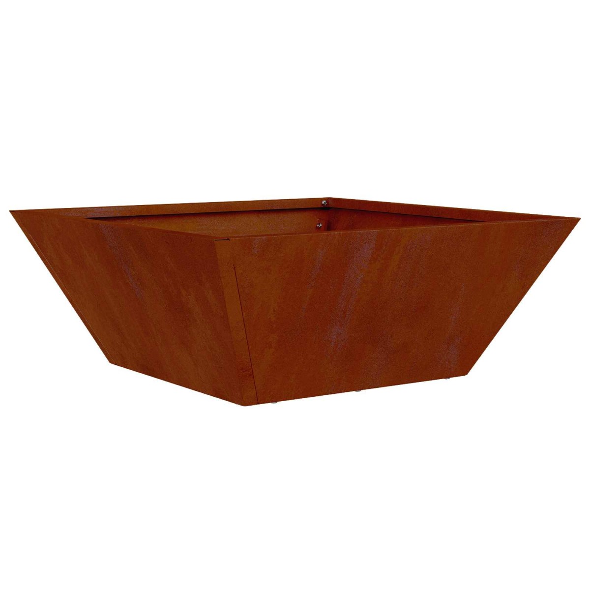 vidaXL Γλάστρα Κήπου 5 τμχ. Σκ rusty 40 x 40 x 15 cm