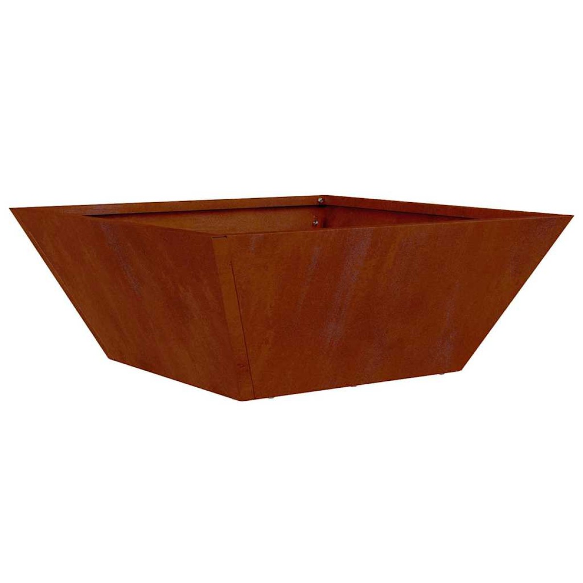 vidaXL Γλάστρα Κήπου 5 τμχ. Σκ rusty 40 x 40 x 15 cm