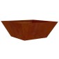 vidaXL Γλάστρα Κήπου 5 τμχ. Σκ rusty 40 x 40 x 15 cm