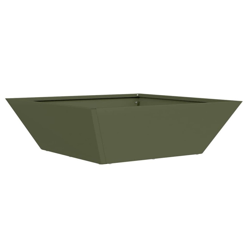 vidaXL Γλάστρα Κήπου Ελιά Πράσινη 50 x 50 x 15 cm