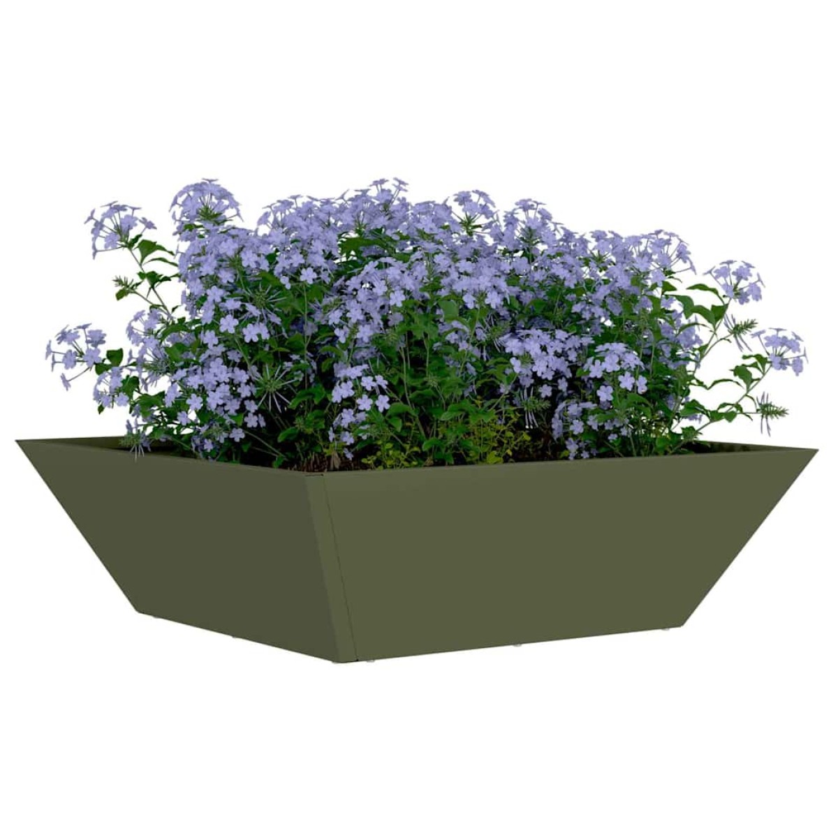 vidaXL Γλάστρα Κήπου Ελιά Πράσινη 50 x 50 x 15 cm