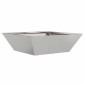 vidaXL Γλάστρα Κήπου 5 τμχ. Ασημί 50 x 50 x 15 cm Ανοξείδωτο ατσάλι