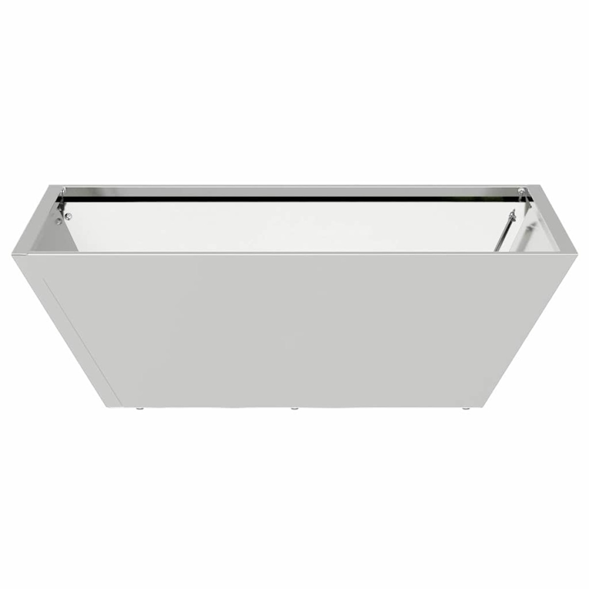 vidaXL Γλάστρα Κήπου 5 τμχ. Ασημί 50 x 50 x 15 cm