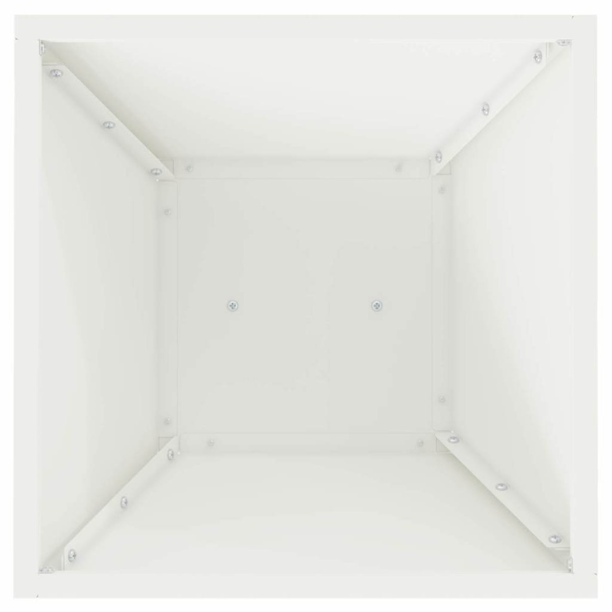 vidaXL Γλάστρα Πυλώνας 2 τμχ. Λευκό 35 x 35 x 73 εκ.