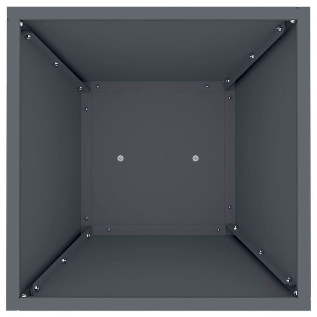 vidaXL Γλάστρα Πυλώνας Ανθρακί 35 x 35 x 73 εκ.