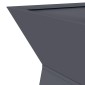 vidaXL Γλάστρα Πυλώνας Ανθρακί 35 x 35 x 73 εκ.