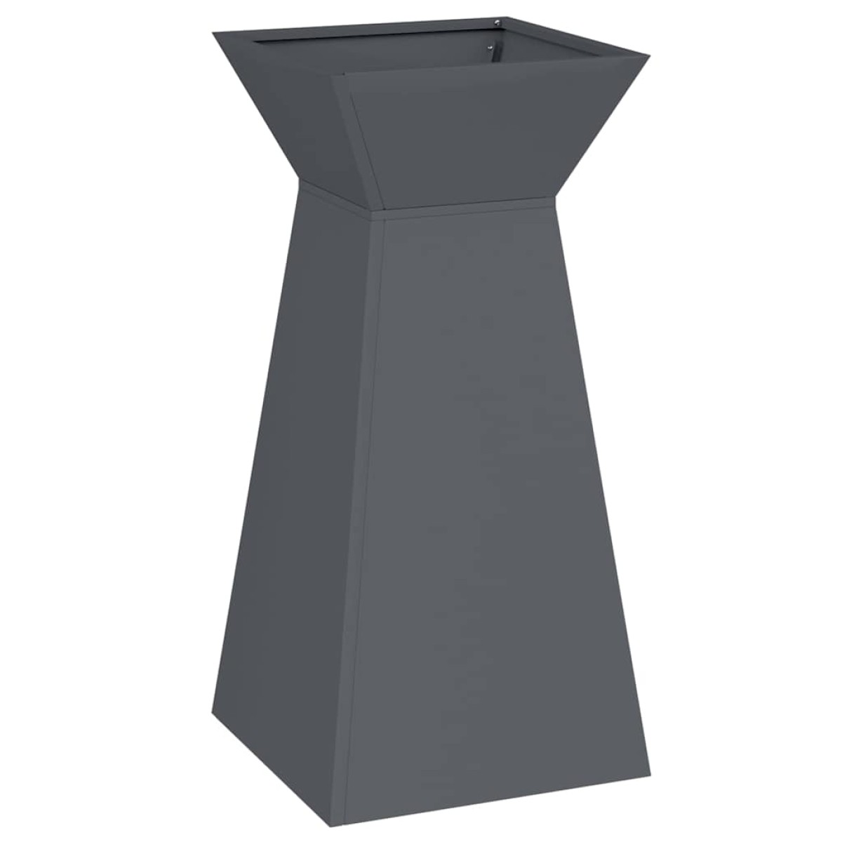 vidaXL Γλάστρα Πυλώνας 2 τμχ. Ανθρακί 35 x 35 x 73 εκ.