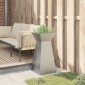 vidaXL Γλάστρα Πυλώνας Ασημί 35 x 35 x 73 εκ. Ανοξείδωτο ατσάλι