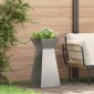 vidaXL Γλάστρα Πυλώνας 2 τμχ. Ασημί 35 x 35 x 73 εκ.