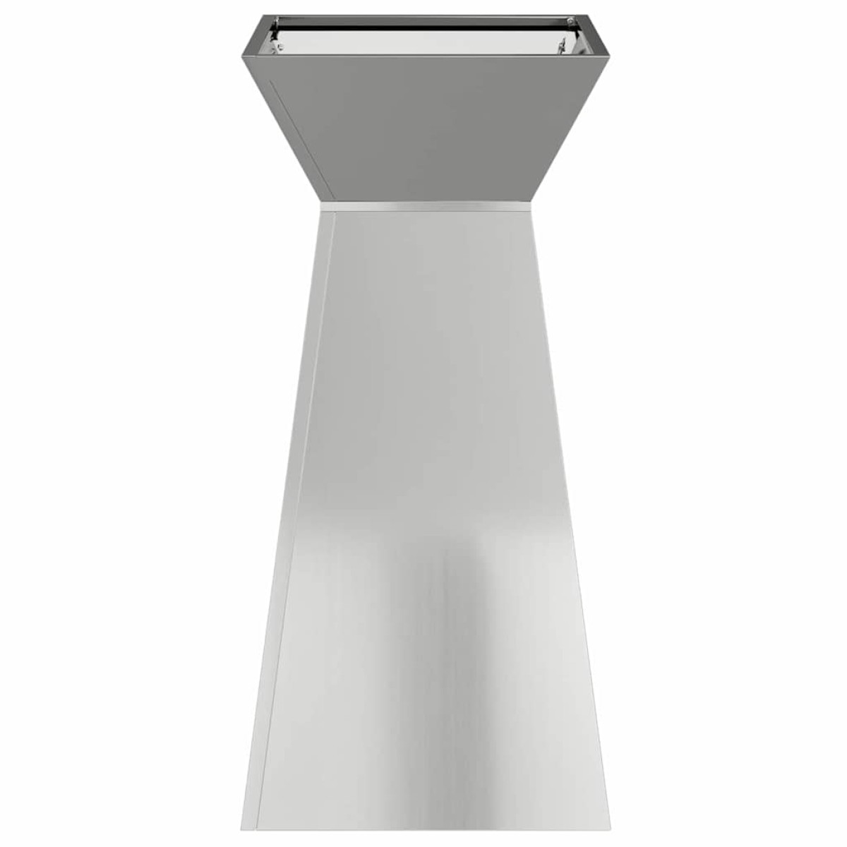 vidaXL Γλάστρα Πυλώνας 2 τμχ. Ασημί 35 x 35 x 73 εκ.
