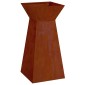 vidaXL Γλάστρα Πυλώνας Σκ rusty 35 x 35 x 73 εκ.