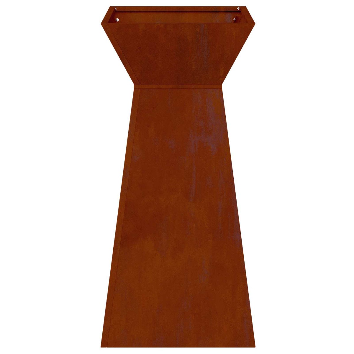vidaXL Γλάστρα Πυλώνας Σκ rusty 35 x 35 x 73 εκ.