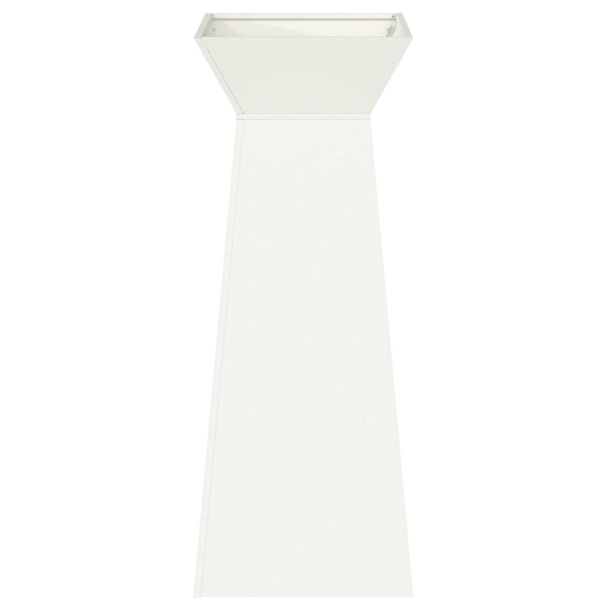 vidaXL Γλάστρα Πυλώνας Λευκό 40 x 40 x 100 cm