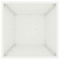 vidaXL Γλάστρα Πυλώνας Λευκό 40 x 40 x 100 cm
