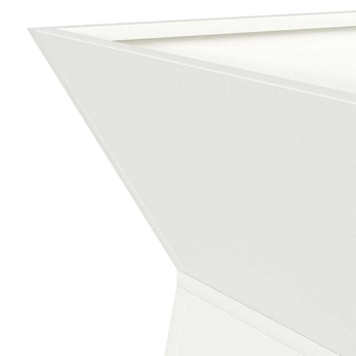 vidaXL Γλάστρα Πυλώνας Λευκό 40 x 40 x 100 cm