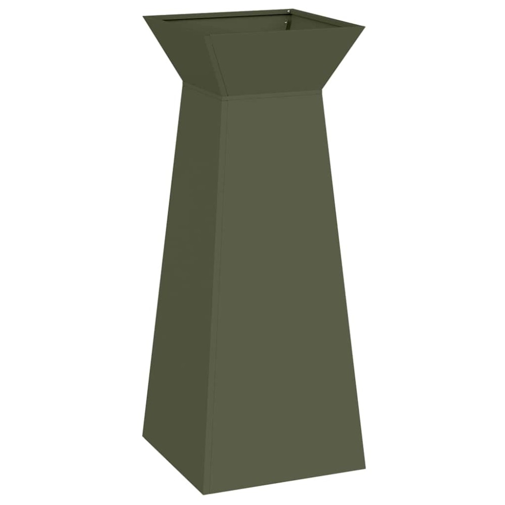 vidaXL Γλάστρα Πυλώνας Ελιά 40 x 40 x 100 cm