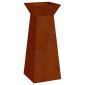vidaXL Γλάστρα Πυλώνας Σκ rusty 40 x 40 x 100 cm