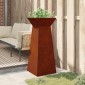 vidaXL Γλάστρα Πυλώνας Σκ rusty 40 x 40 x 100 cm