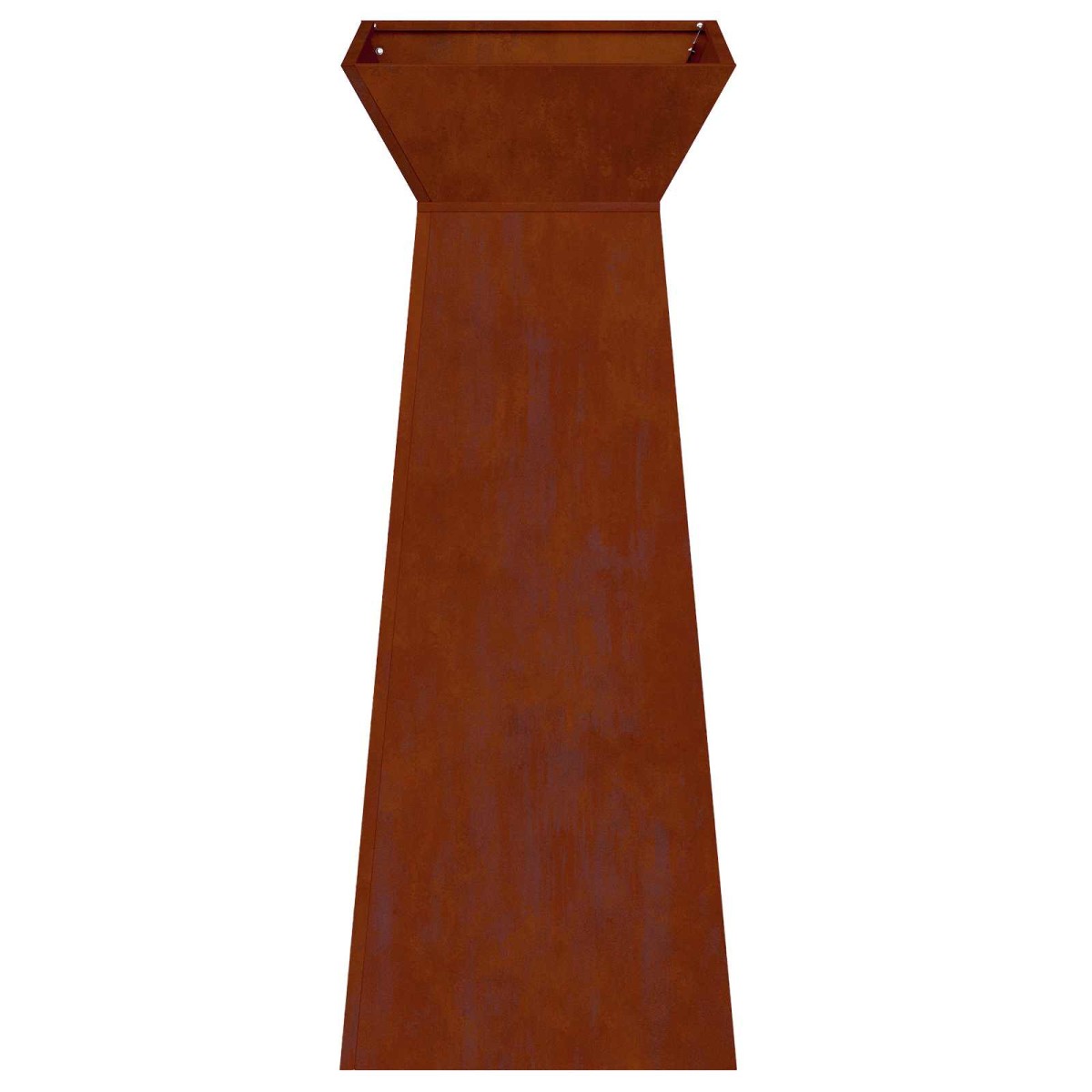 vidaXL Γλάστρα Πυλώνας 2 τμχ. Σκ rusty 40 x 40 x 100 cm