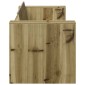 vidaXL Καναπές Κήπου Πράσινο 134 x 60 x 62 cm Στερεά ξυλεία πεύκου