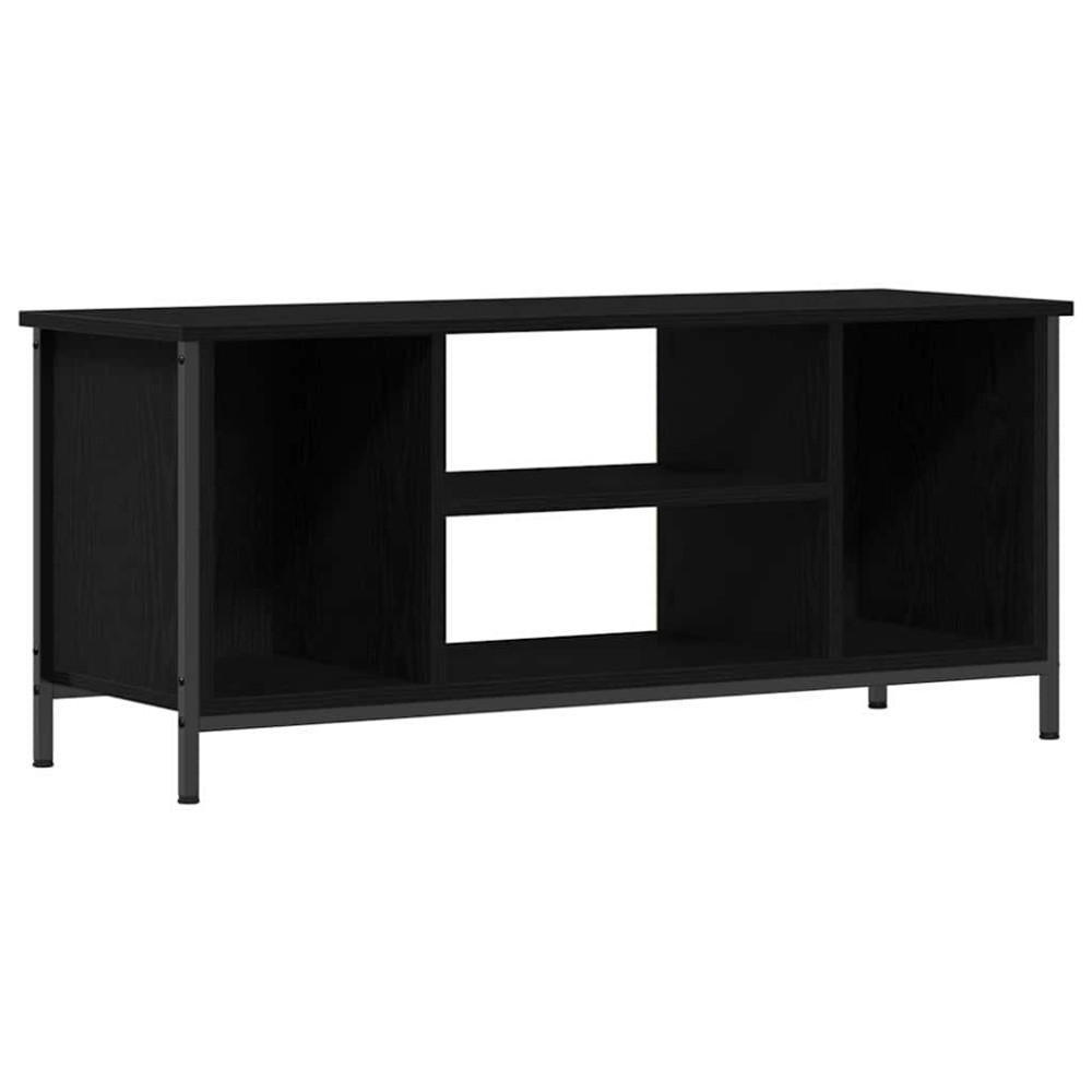 vidaXL Ντουλάπι TV 102 x 35 x 45 εκ. Μαύρη Οξυά Επεξεργασμένο Ξύλο