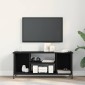 vidaXL Ντουλάπι TV 102 x 35 x 45 εκ. Μαύρη Οξυά Επεξεργασμένο Ξύλο