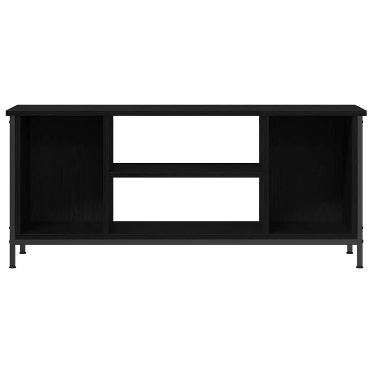 vidaXL Ντουλάπι TV 102 x 35 x 45 εκ. Μαύρη Οξυά Επεξεργασμένο Ξύλο